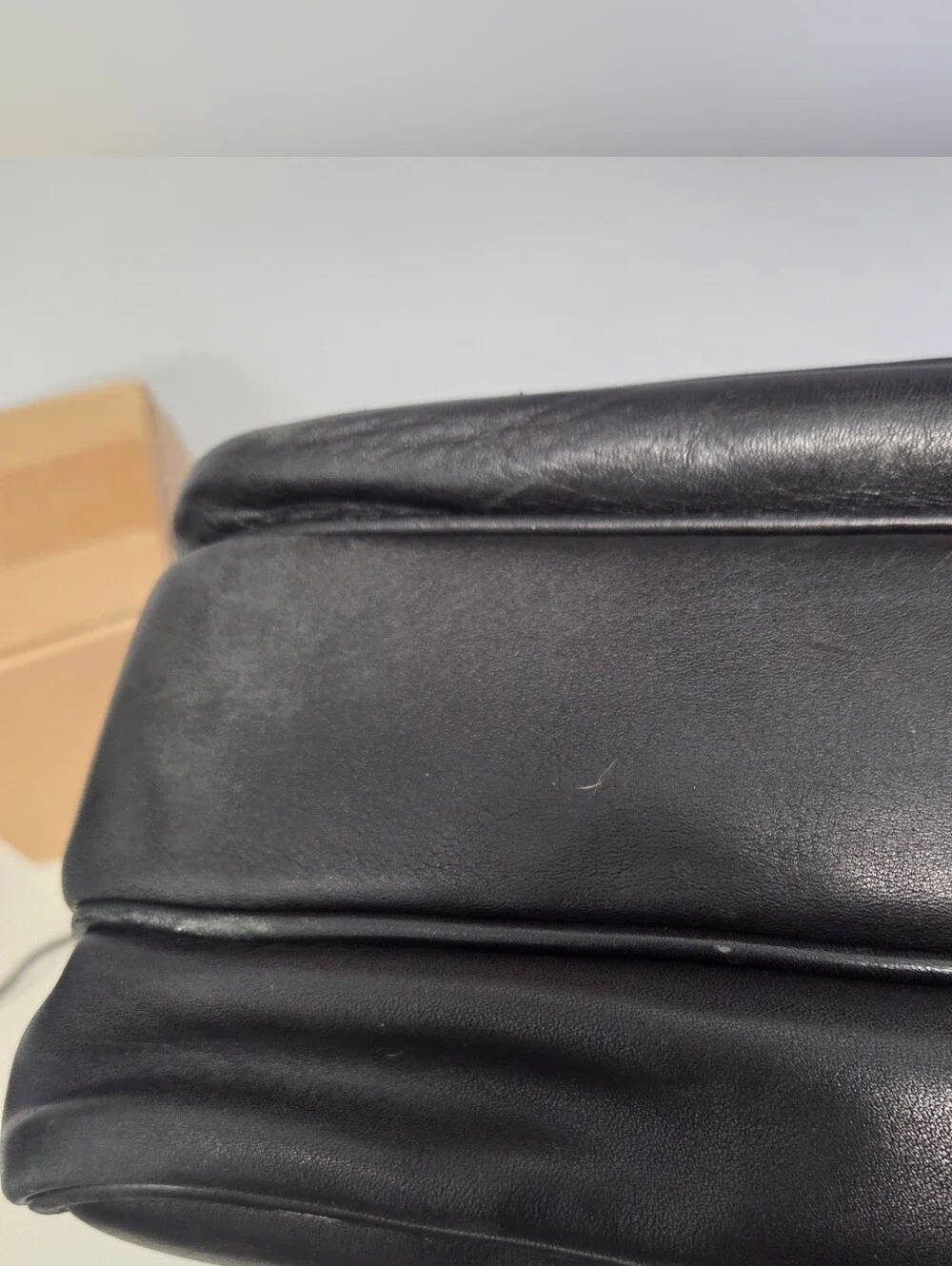 Coach Black Leather Laptop Bag Brief Case